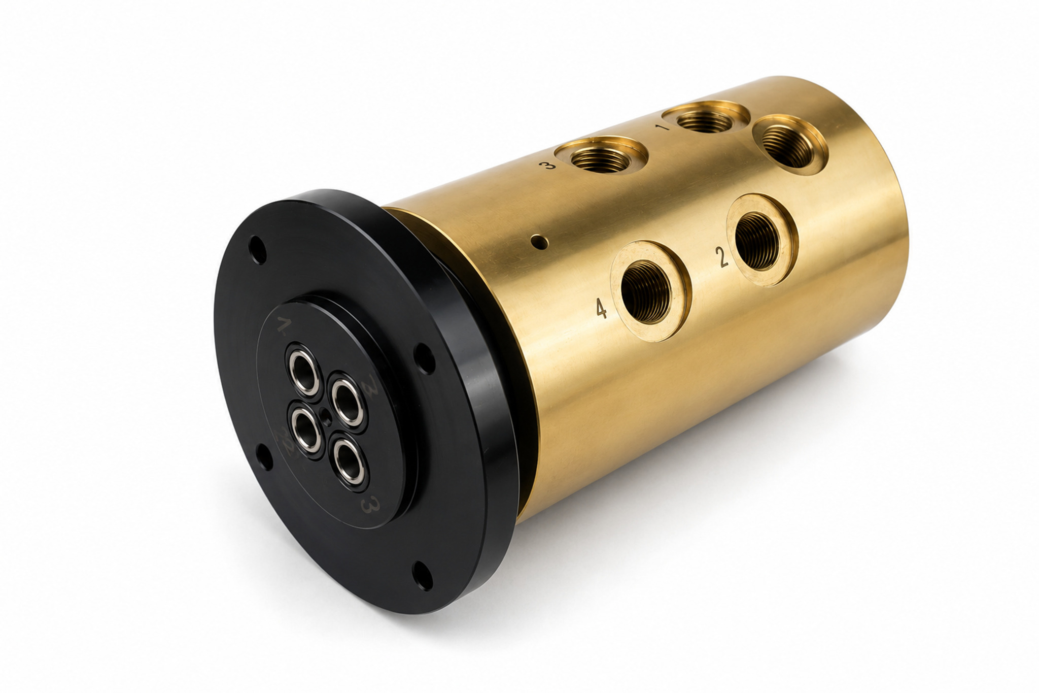 RMS multi-passage rotary union in industrial application